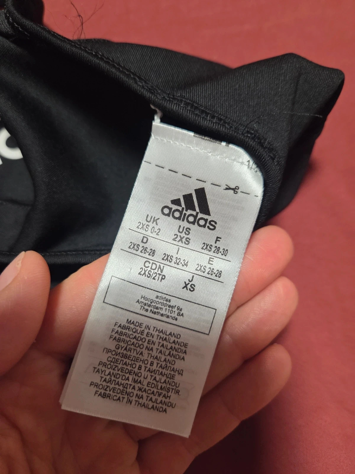 Suporte XXS preto Adidas – photo 3